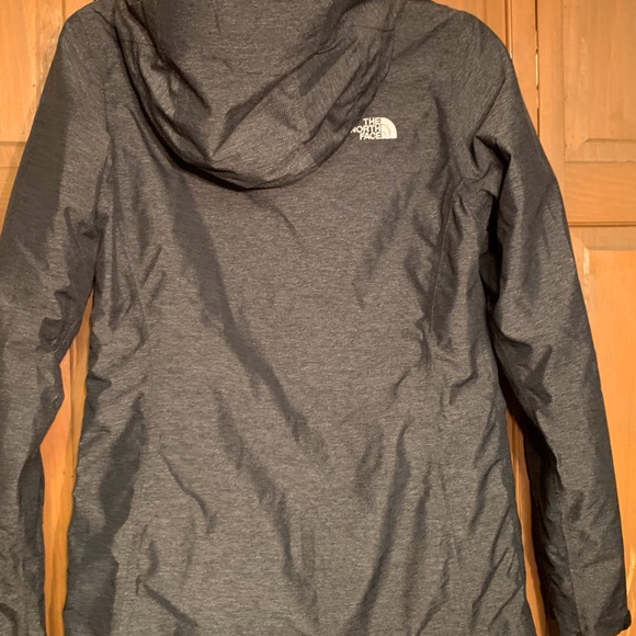 Used North-Face jacket black with grey undertones, size small, Retail $198.00 - Picture 2 of 6